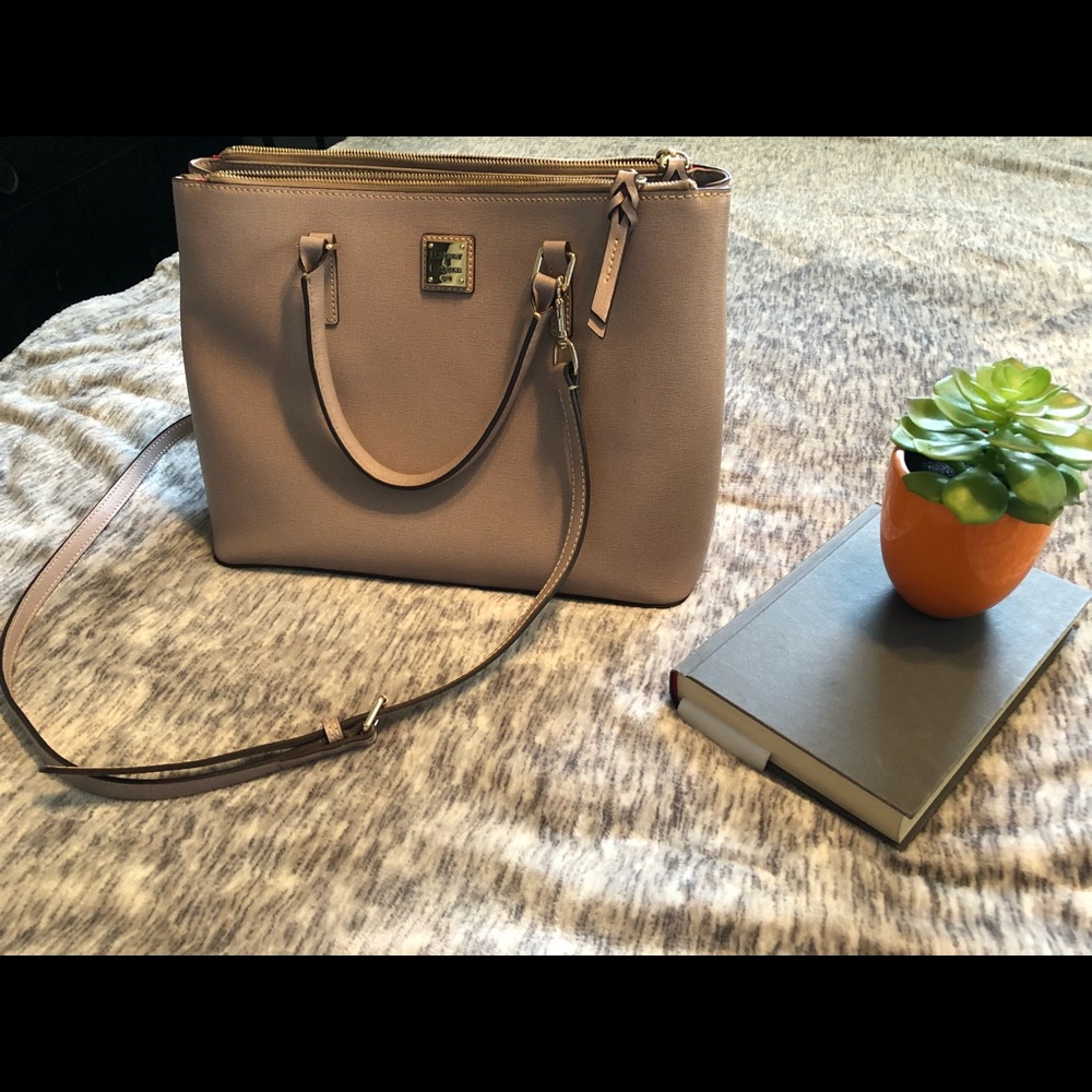 Dooney & Bourke Saffiano Willa Zip Satchel